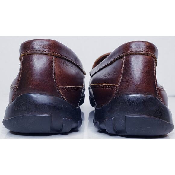 ALLEN EDMONDS PORT WASHINGTON Boulder Loafers Brown Leather Men's Size 9.5 3E - Picture 3 of 16